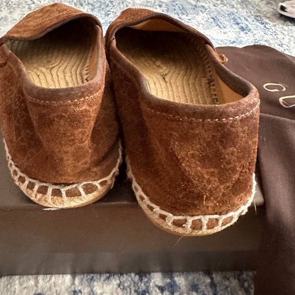 Authentic Gucci Suede Espadrilles- Brown - Picture 6 of 6